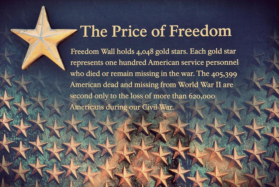 Washington D.c. Photograph - The Price of Freedom by Marianna Mills