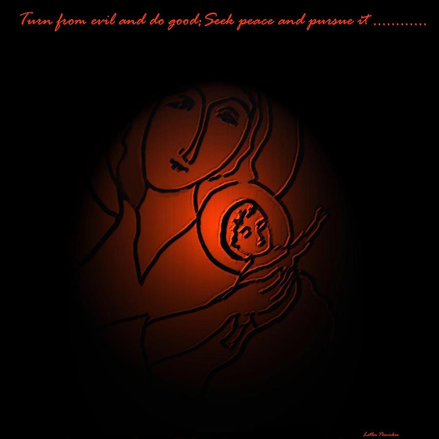 Christmas Greetings Digital Art - The Prince Of Peace by Latha Gokuldas Panicker