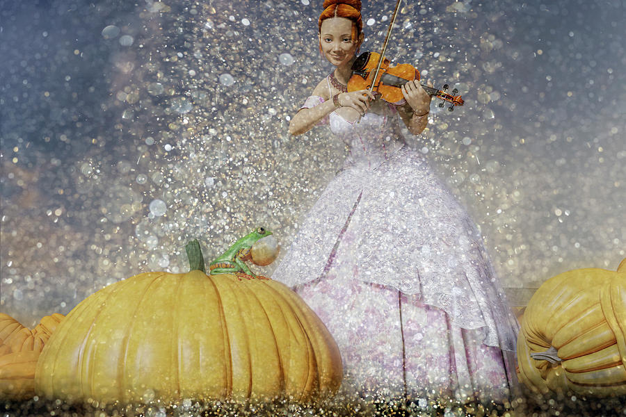 Pumpkin Digital Art - The Princess and the Frog by Betsy Knapp