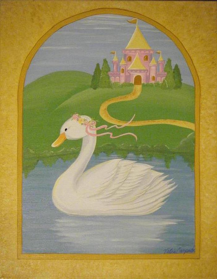 The Princess Swan Painting by Valerie Carpenter