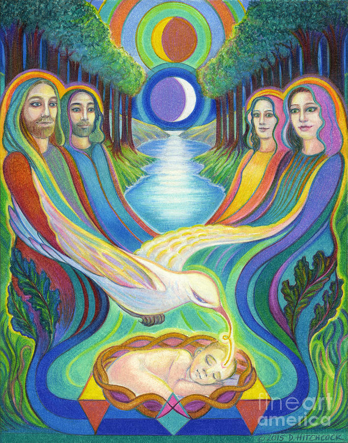 The Prophecy Drawing by Debra Hitchcock