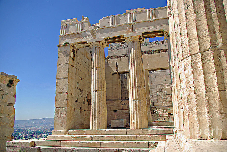The Proplaia In Athens Photograph by Rich Walter