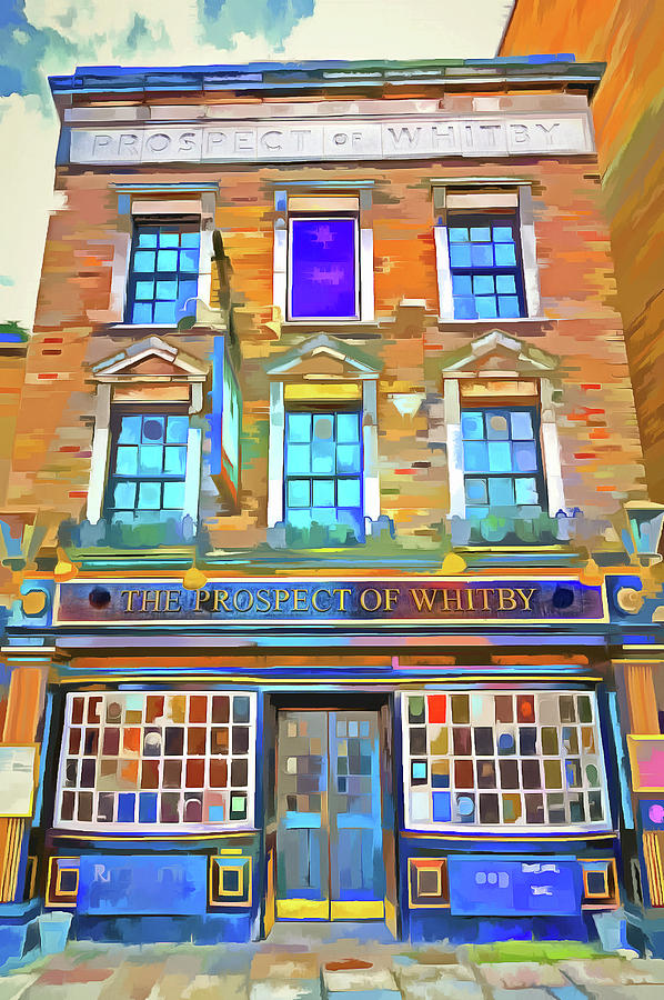 The Prospect Of Whitby Pub Pop Art Photograph by David Pyatt