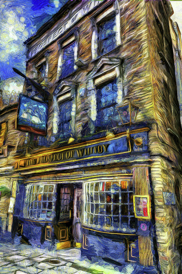 The Prospect Of Whitby Pub Van Gogh Photograph by David Pyatt