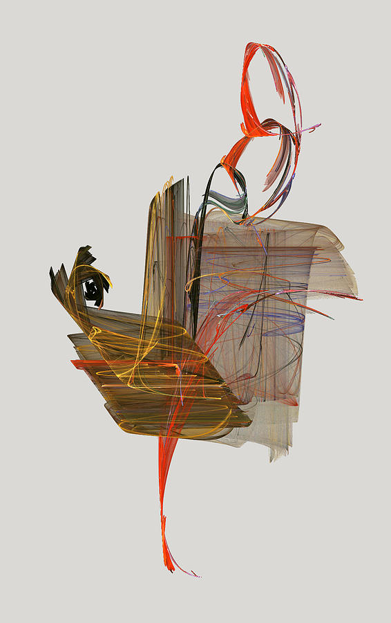 The Proud Rooster Digital Art by Jackie Mueller-Jones