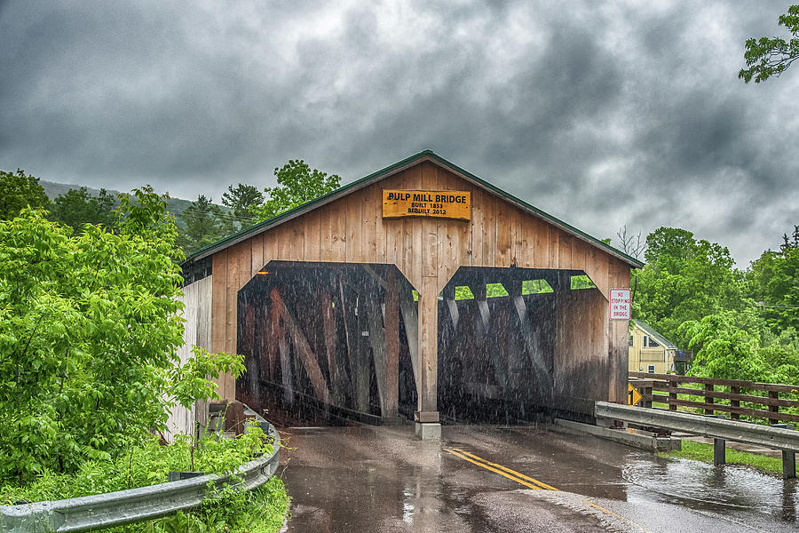 The Pulp Mill Bridge Photograph by Guy Whiteley