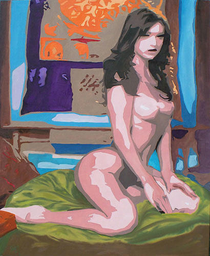 Nude Painting - The purity by Hector Olvera