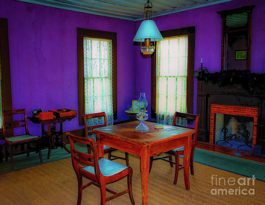 The Purple Room Photograph by JB Thomas