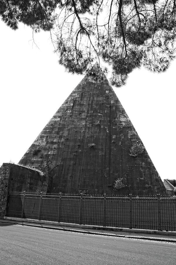 The Pyramid of Cestius, Rome Photograph by Nick Difi - Pixels