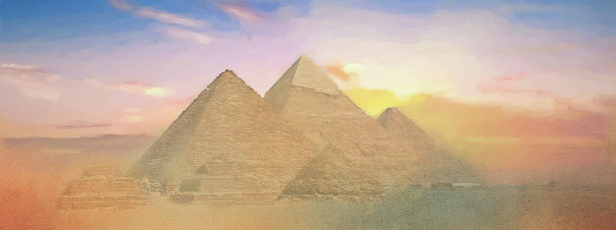 The Pyramids of Giza 2 Photograph by Roy Pedersen