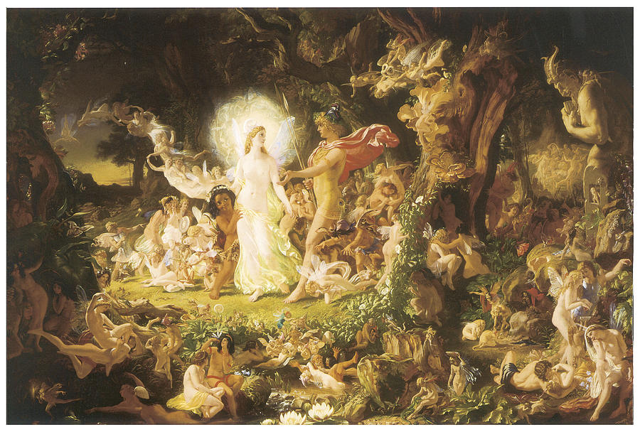 6. The Quarrel of Oberon and Titania – Joseph Noel Paton