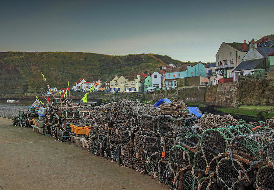 The Quay at Staithes Photograph by Jeff Townsend