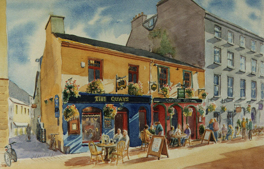 Galway Painting - The Quays Pub Galway by TOMAS OMaoldomhnaigh