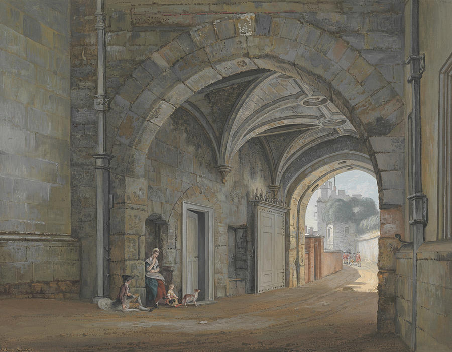 The Queen Elizabeth Gate Painting by Paul Sandby