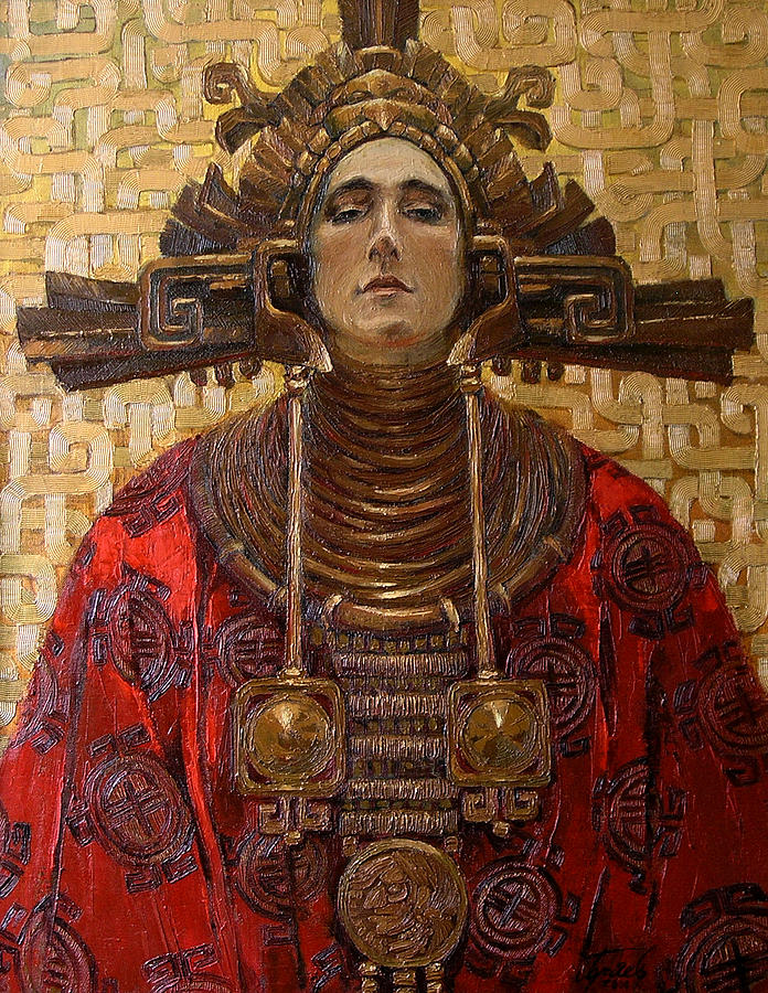 The Queen of the sun Painting by Goryaev Viktor