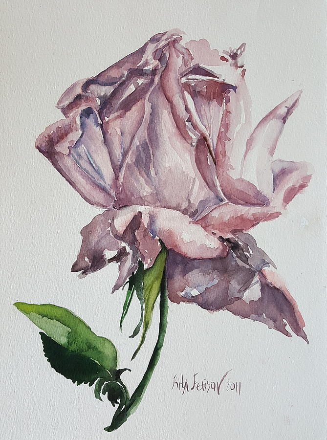 Queen Rose Painting by Rita Fetisov