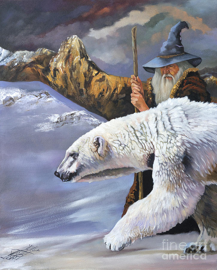 The Quest Painting by J W Baker The Quest Painting by J W Baker