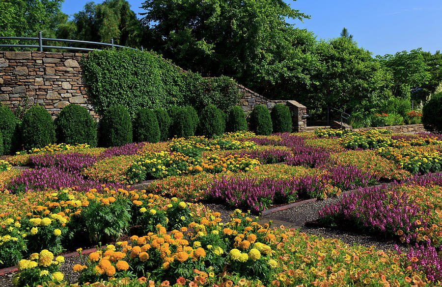 The Quilt Garden In Asheville Photograph