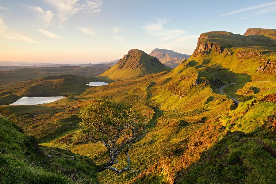 The Quiraing in the light Photograph by Stephen Taylor