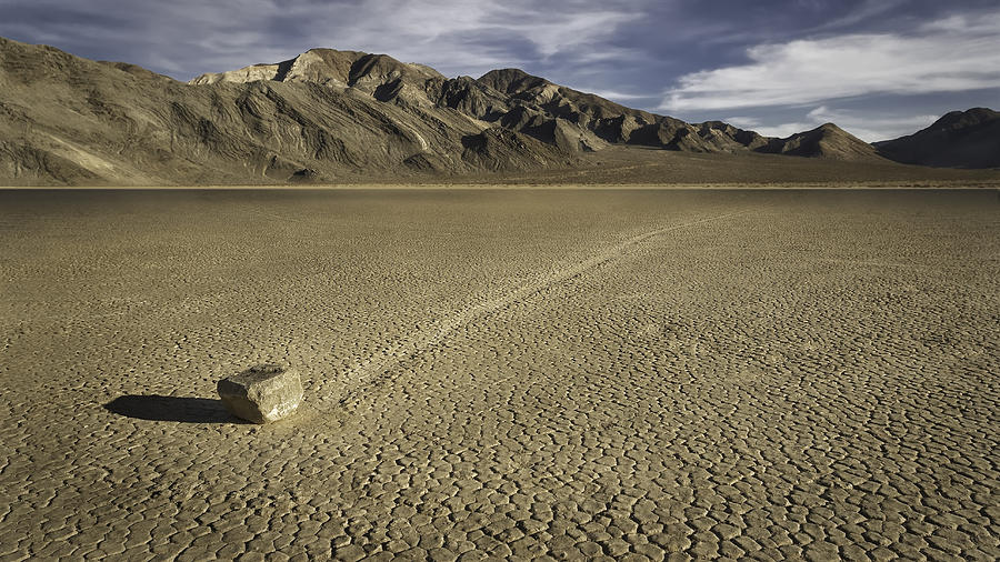 Death Valley National Park Photograph - The Racetrack 3 by Eduard Moldoveanu