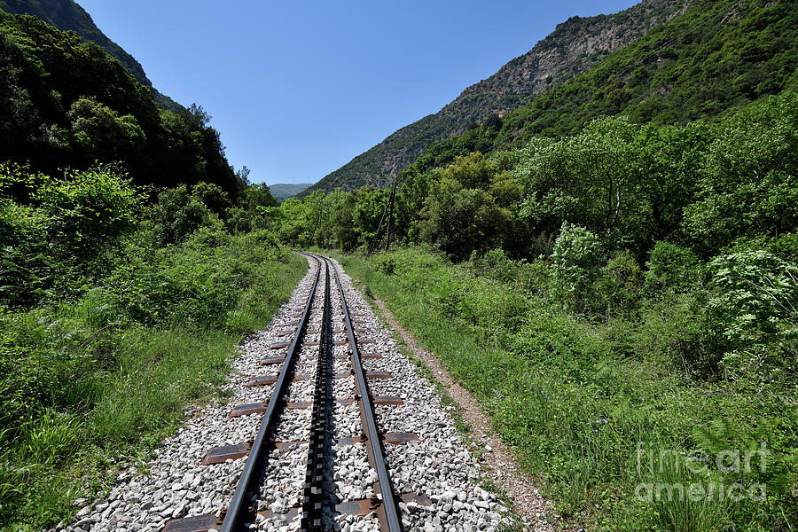 The Rack railway in Vouraikos gorge Photograph by George Atsametakis