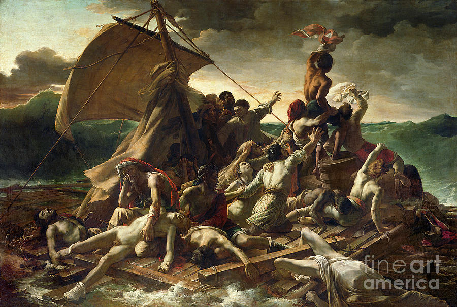 Theodore Gericault Painting - The Raft of the Medusa by Theodore Gericault