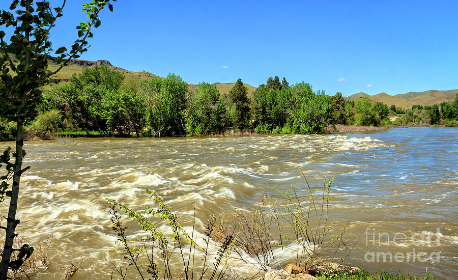 Nature Photograph - The Raging Payette River by Robert Bales