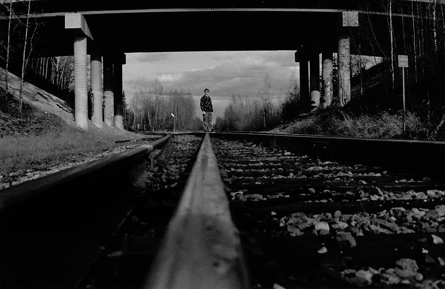 Train Photograph - The Rail by Tara Lynn