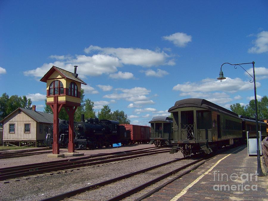 The Rail Yard Photograph by Charles Robinson