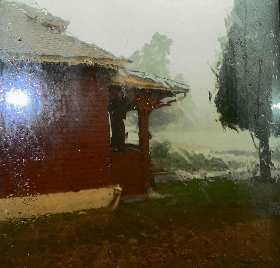 The Rain Series 2-2 - The Neighborhood Photograph by Lenore Senior