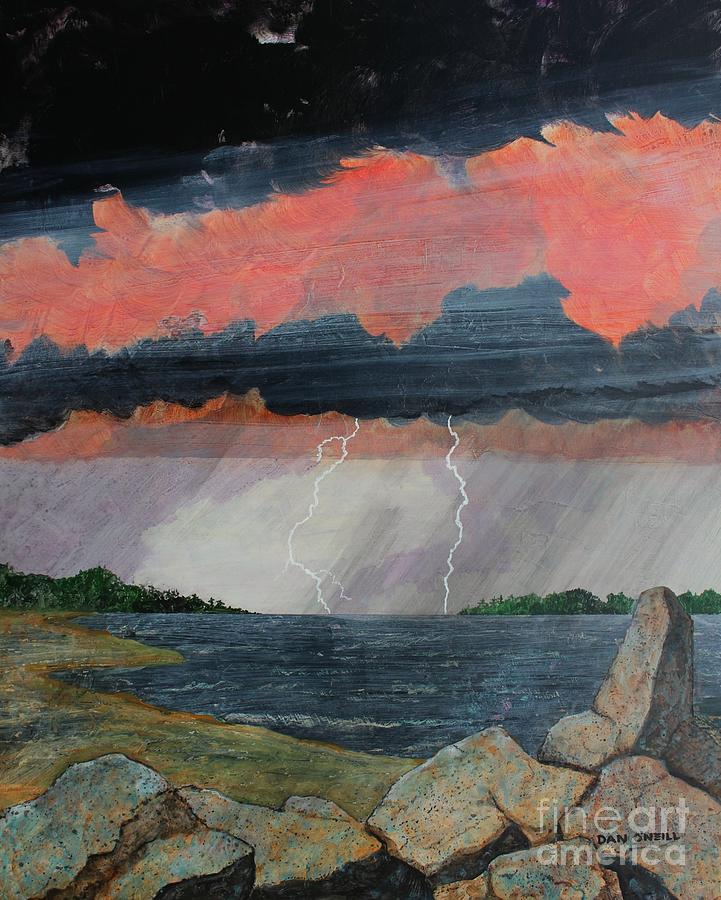The Rain Storm Painting by Dan ONeill