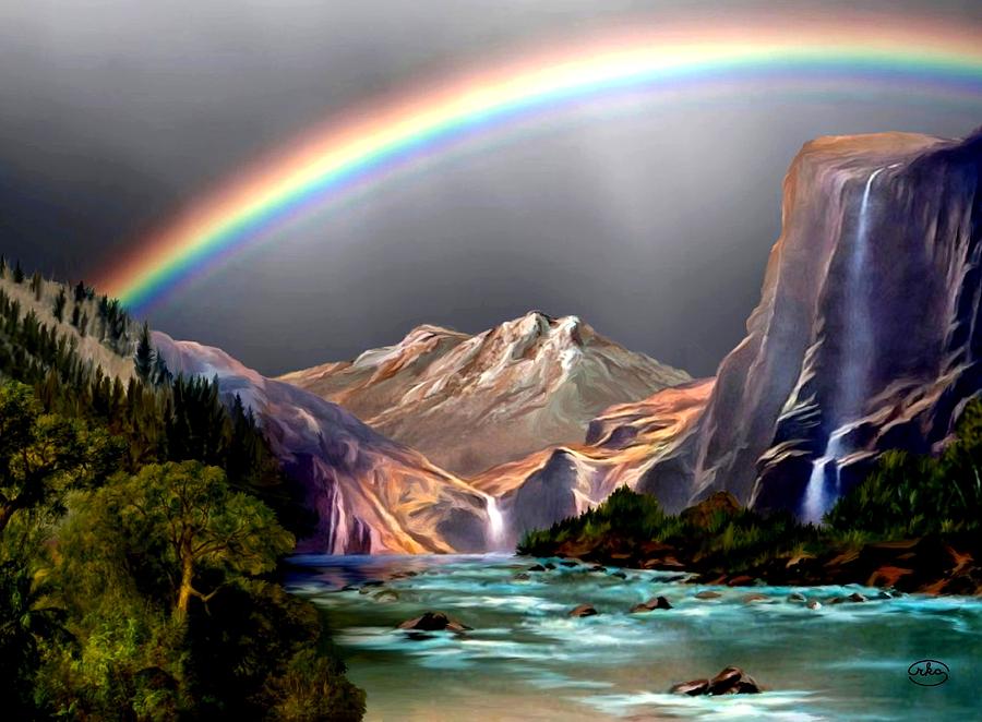 Gods Promise Painting by Ron Chambers