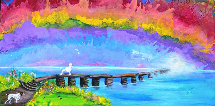 The Rainbow Walk Painting by Evi Green