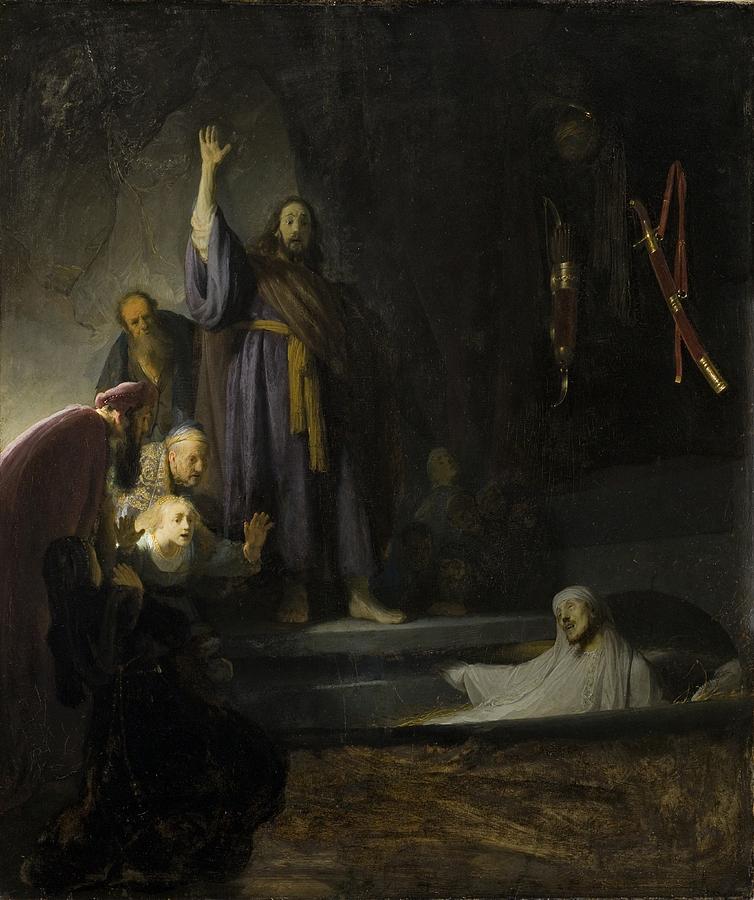 The Raising of Lazarus Painting by Celestial Images