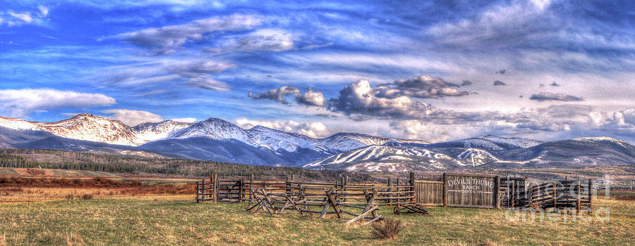 The Ranch Pano Photograph by Scott Mahon