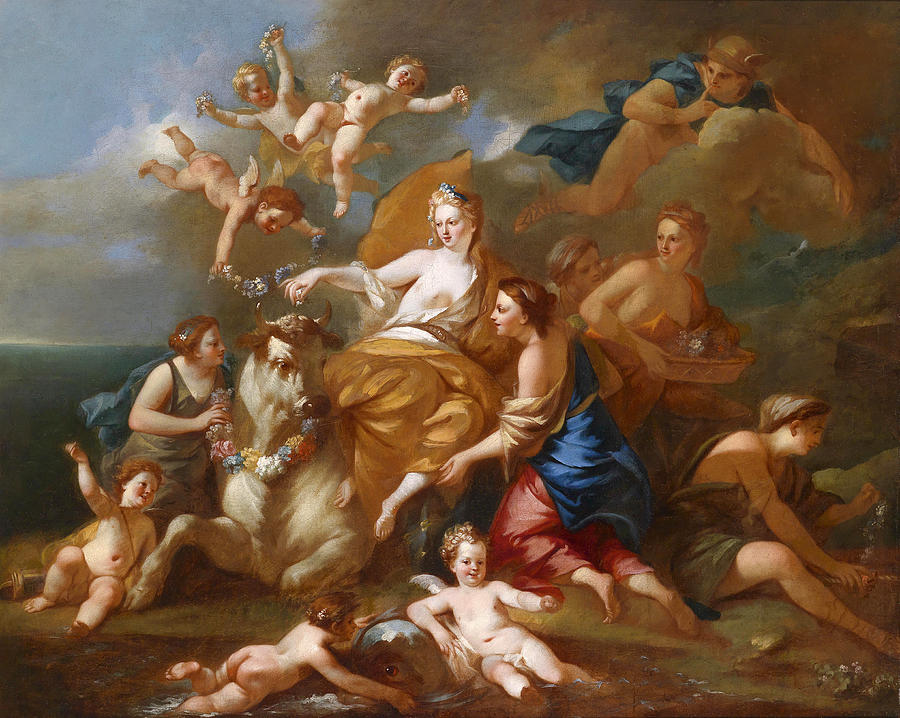 The Rape of Europa Painting by Pierre-Jacques Cazes