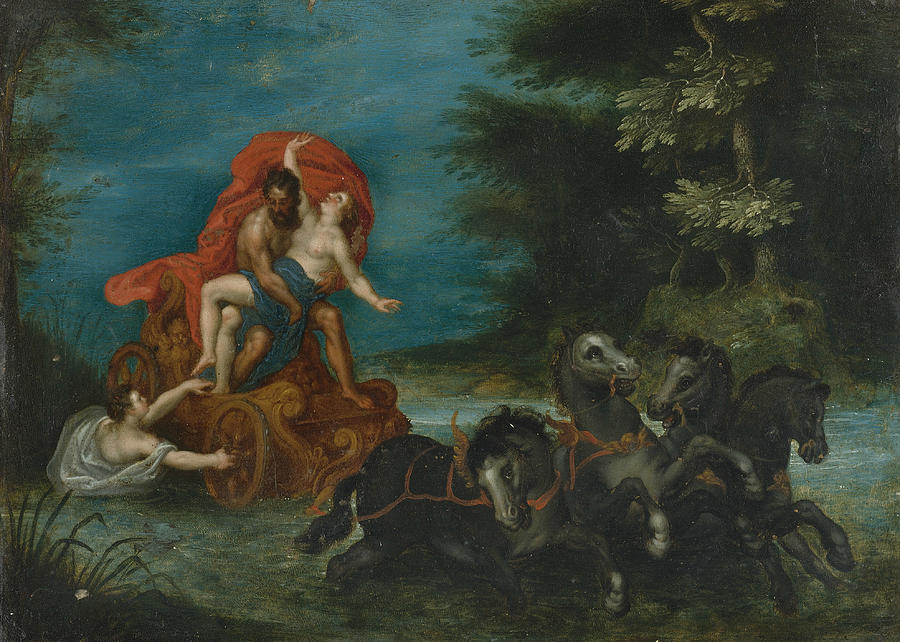 The Rape of Proserpina Painting by Hendrick van Balen