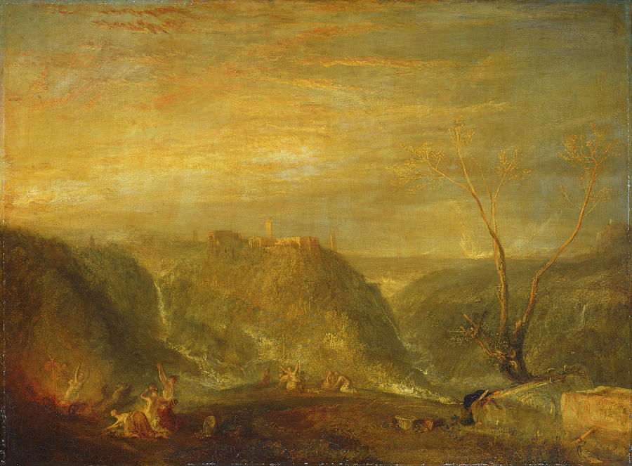 The Rape Of Proserpine Painting by William Turner