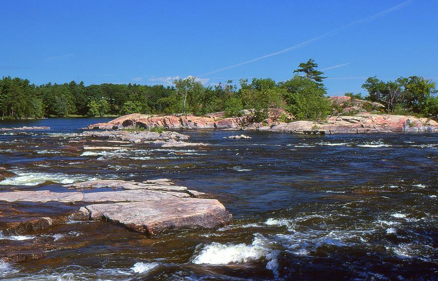 The Rapids At Burleigh Falls  Photograph by Lyle Crump