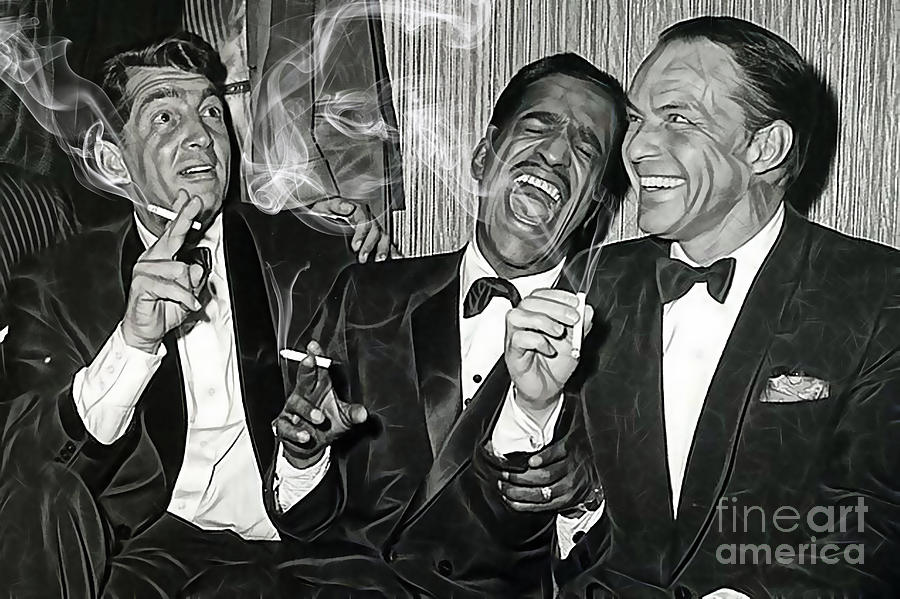 Frank Sinatra Mixed Media - The Rat Pack Collection by Marvin Blaine