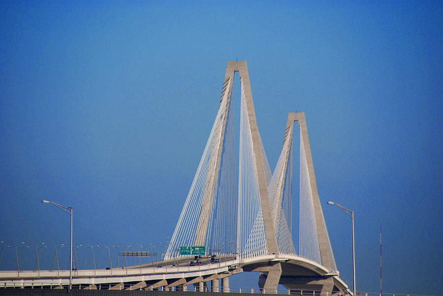 The Ravanel Bridge In Charleston Photograph