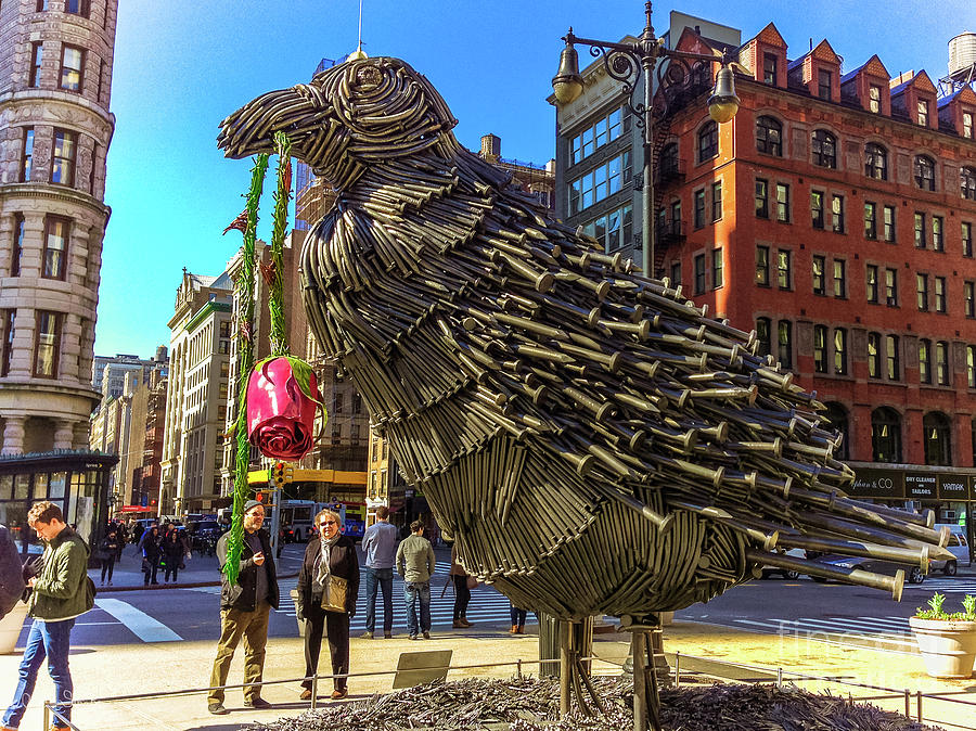 The Raven Bird Sculpture #1 Photograph