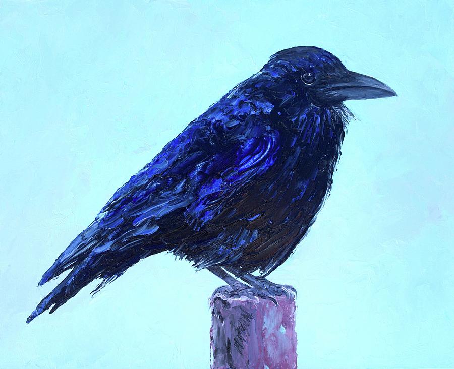 The Raven Painting by Jan Matson