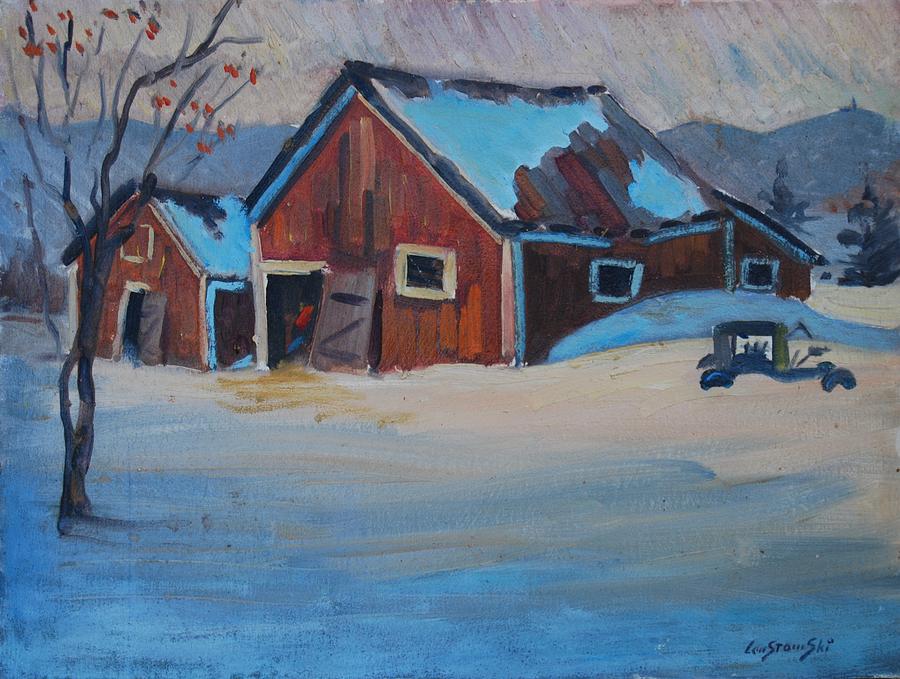 The Raymond Serre Farm Painting by Len Stomski