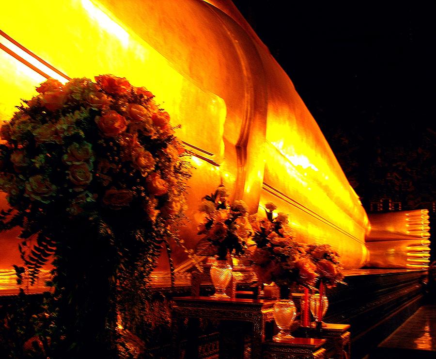 The Reclining Buddha Photograph by Diane Height