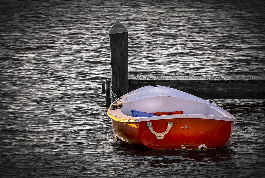 The Red Boat Photograph by Marvin Spates