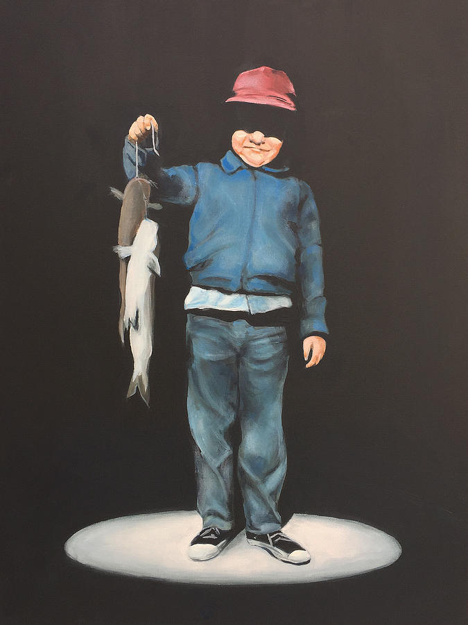 Fish Painting - The Red Cap by Jeffrey Bess