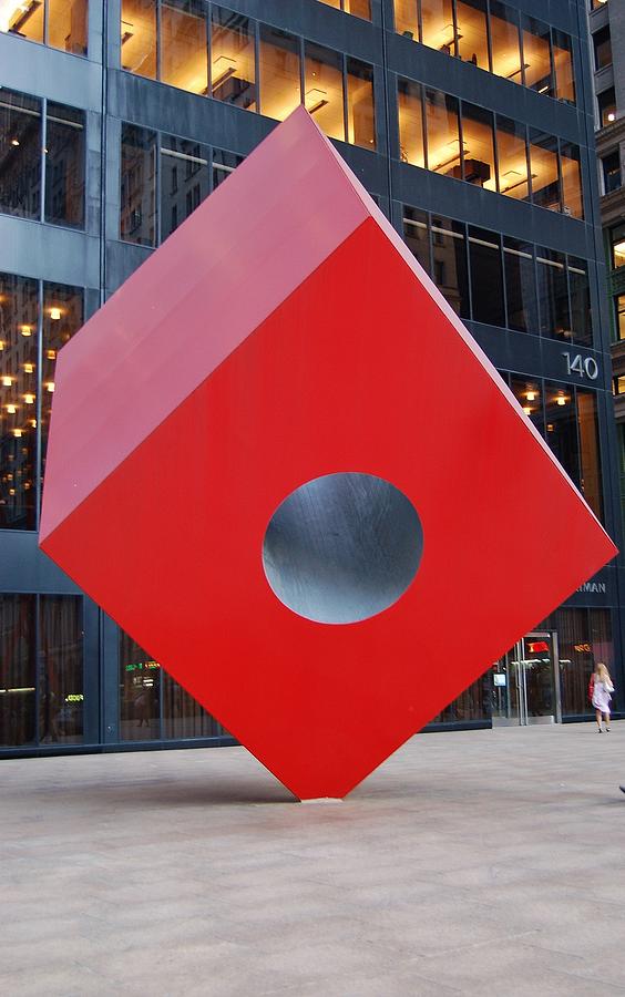 The Red Cube Photograph by Christopher James