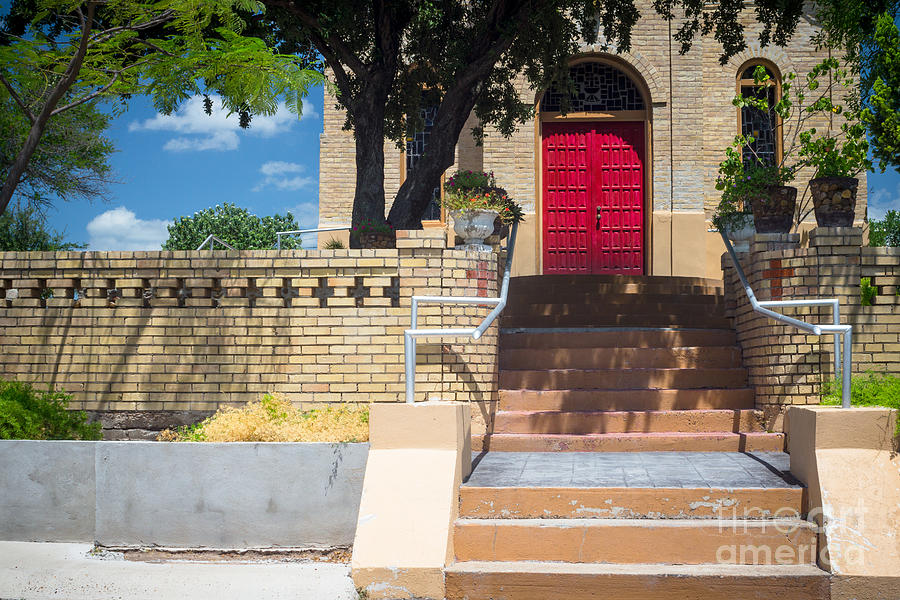 Architecture Photograph - The Red Door by Imagery by Charly