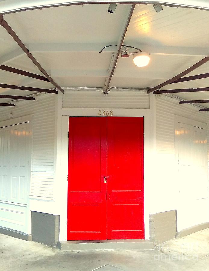 The Red Door In New Orleans Louisiana Photograph By Michael Hoard